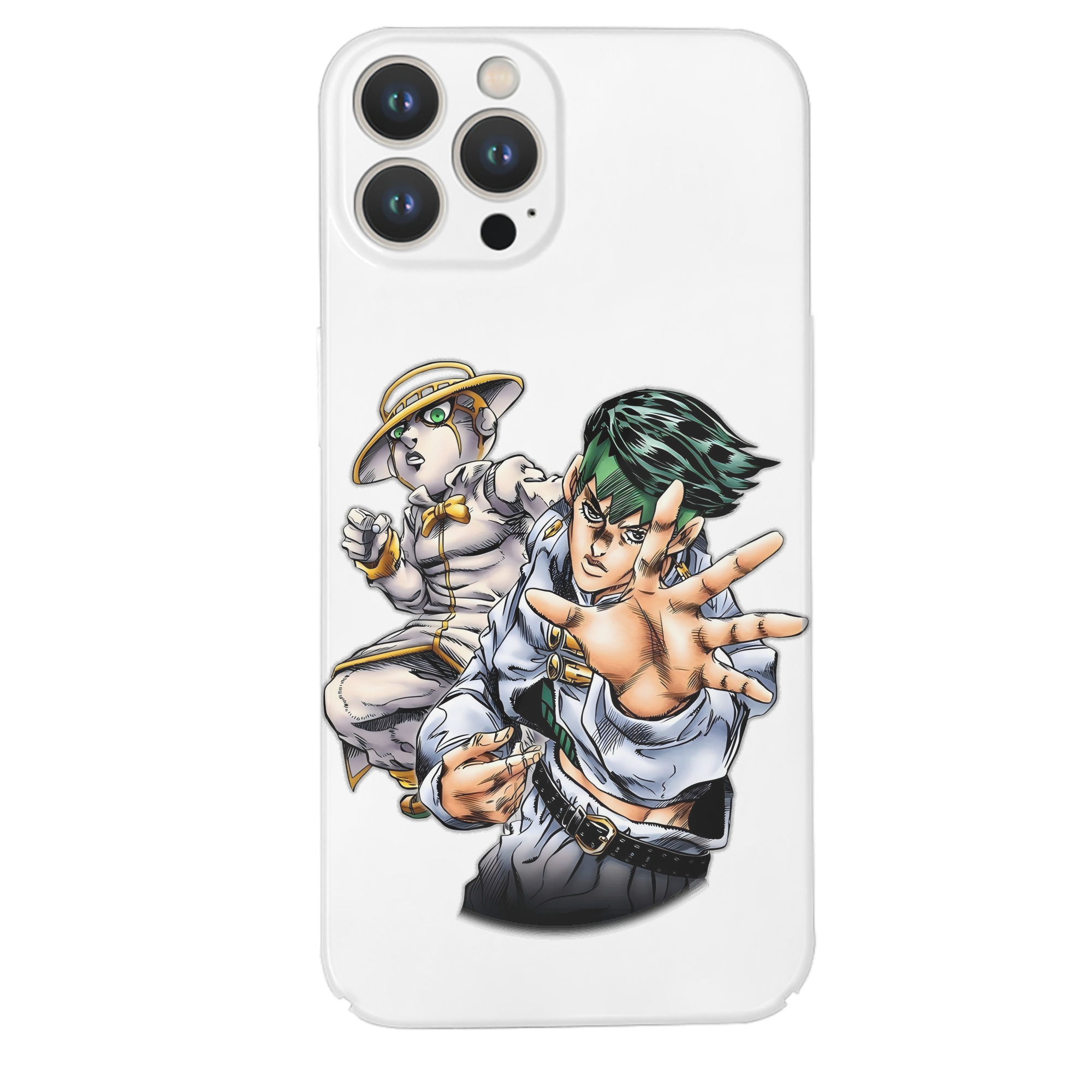 （画像用） ジョジョの奇妙な冒険 岸辺 露伴（きしべ ろはん） JoJo's Bizarre Adventure Rohan Kishibe 【iPhone 14シリーズ対応】ハードケース